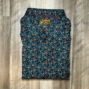 Johnny Bigg Floral Long Sleeve Button Down - 5XL
